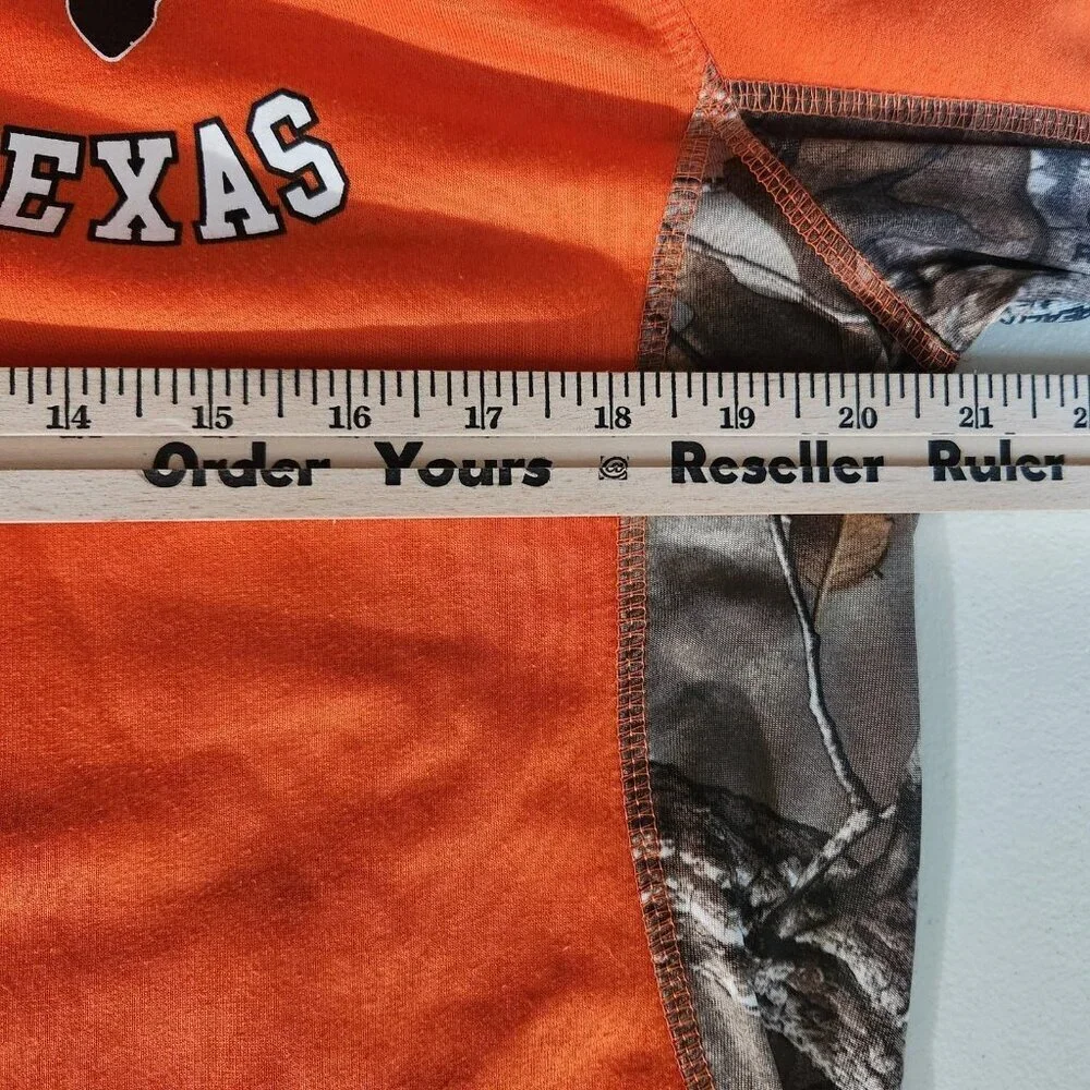 American Crown Texas Mens XL Camo Realtree Quarter Zip Hunting Sweatshirt